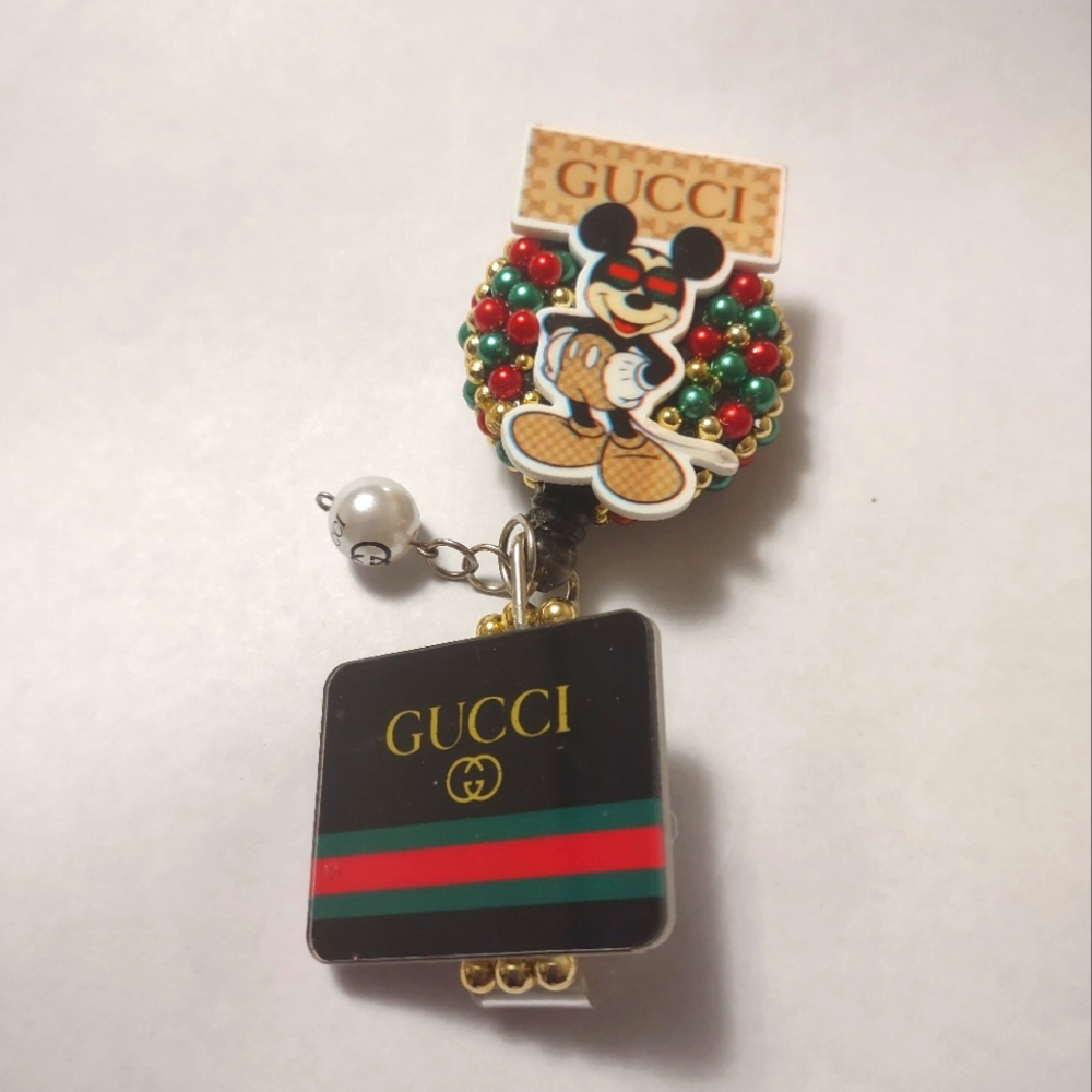 Gucci Mickey Mouse Teachers or Nurse Badge